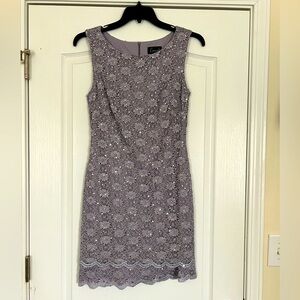 Sparkly grayish-purple Connected Apparel dress